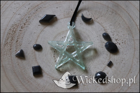 Amulet Pentagram - Zielona Mgiełka