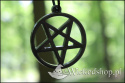 Amulet Pentakl - Pentagram Wpisany w Okrąg - Gwiezdna Czerń
