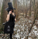 Torba płócienna "Bag full of Witchcraft" - czarna - Torba dla Wiedźmy