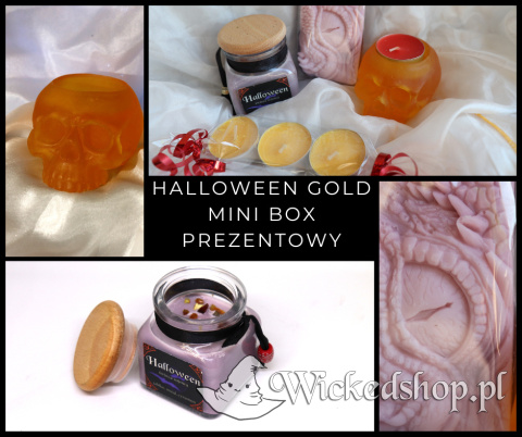 Halloween Gold Box - Mini Zestaw Prezentowy dla Czarownicy, Maga lub Wiedźmy