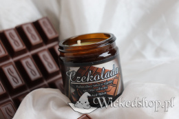 Świeca sojowa Czekolada - 60ml - o zapachu czekoladowym