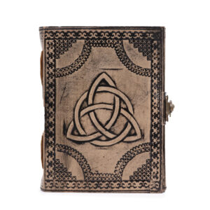Księga Cieni - Skórzany Notes - Celtycka Triquetra