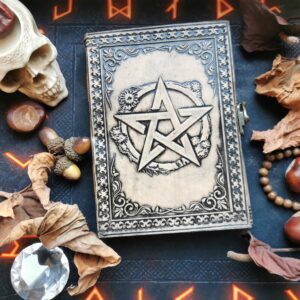 Księga Cieni - Skórzany Notes - Pentagram