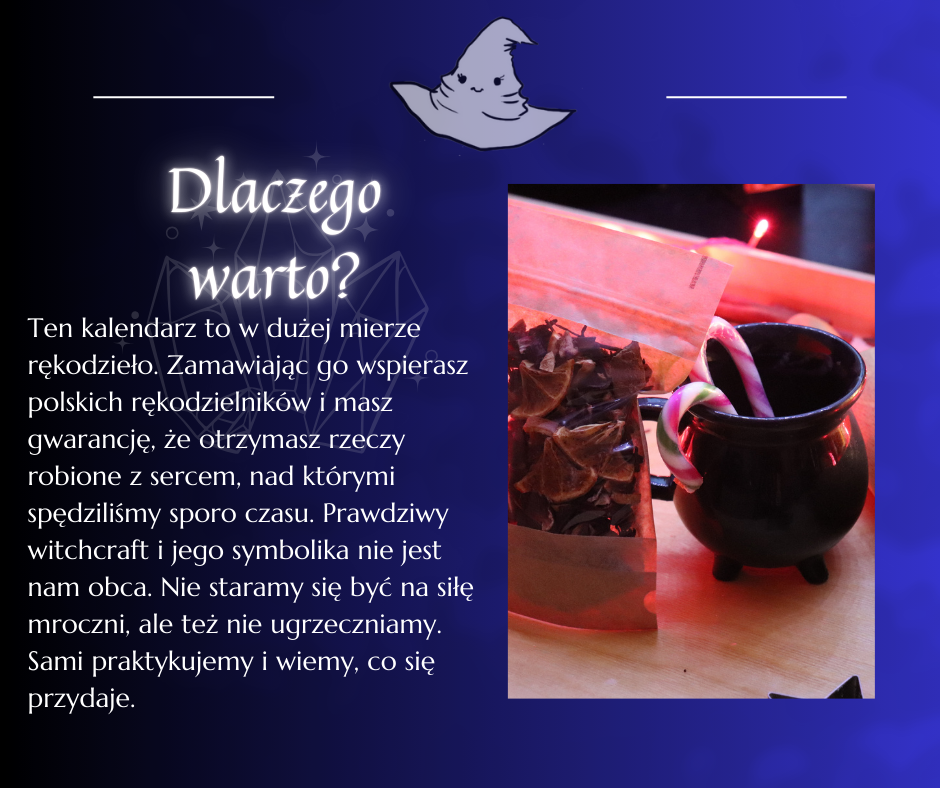 Witcraftowy Kalendarz Adwentowy - Yule - dla wiedźmy lub maga - Witchy Kalendarz Adwentowy 2025