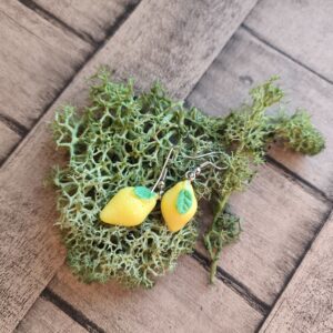 Kolczyki Cytrynki - Cytrynowe kolczyki na lato i wiosnę