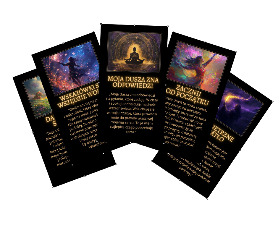 Karty Inspiracji - Rozmowy z Duszą - Karty do Afirmacji