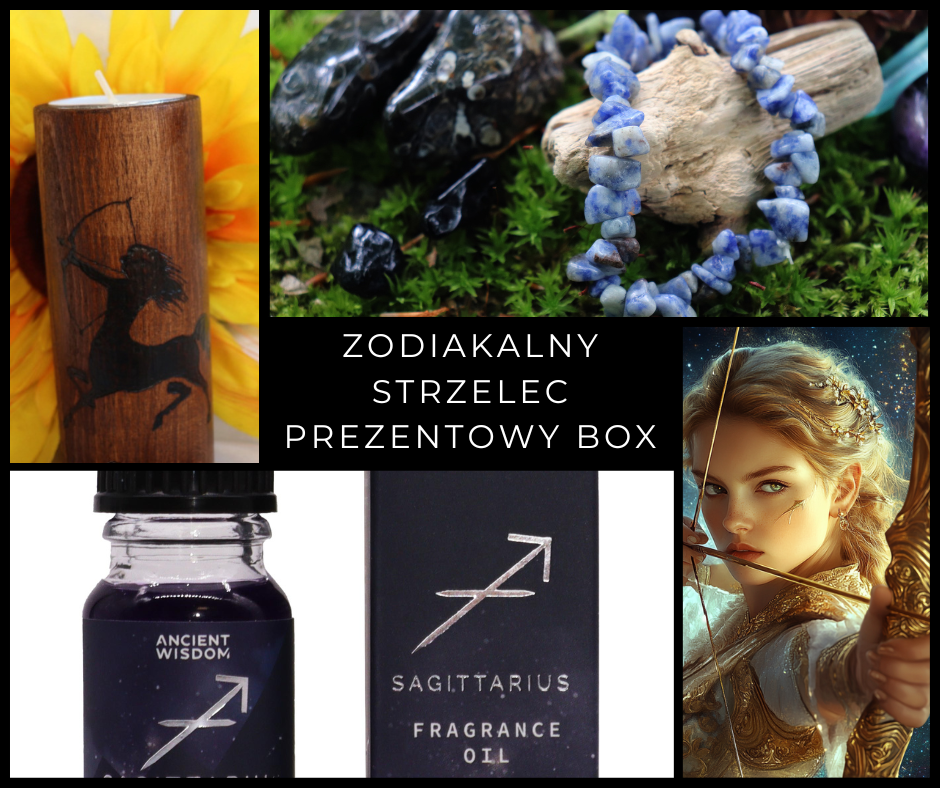 Zodiakalny Strzelec - Sagittarius Box - Zestaw Prezentowy dla Wiedźmy lub Maga - spod znaku Strzelca