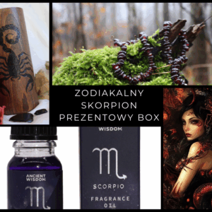 Zodiakalny Skorpion- Scorpio Box - Zestaw Prezentowy dla Wiedźmy lub Maga - spod znaku Skorpiona