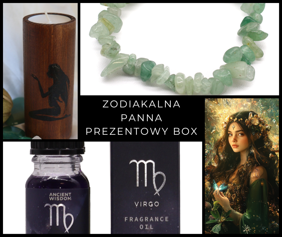 Zodiakalna Panna - Virgo Box - Zestaw Prezentowy dla Wiedźmy lub Maga - spod znaku Panny