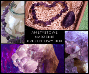 Kryształowy Box - Ametystowe Marzenie - Zestaw Prezentowy