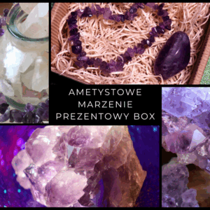 Kryształowy Box - Ametystowe Marzenie - Zestaw Prezentowy